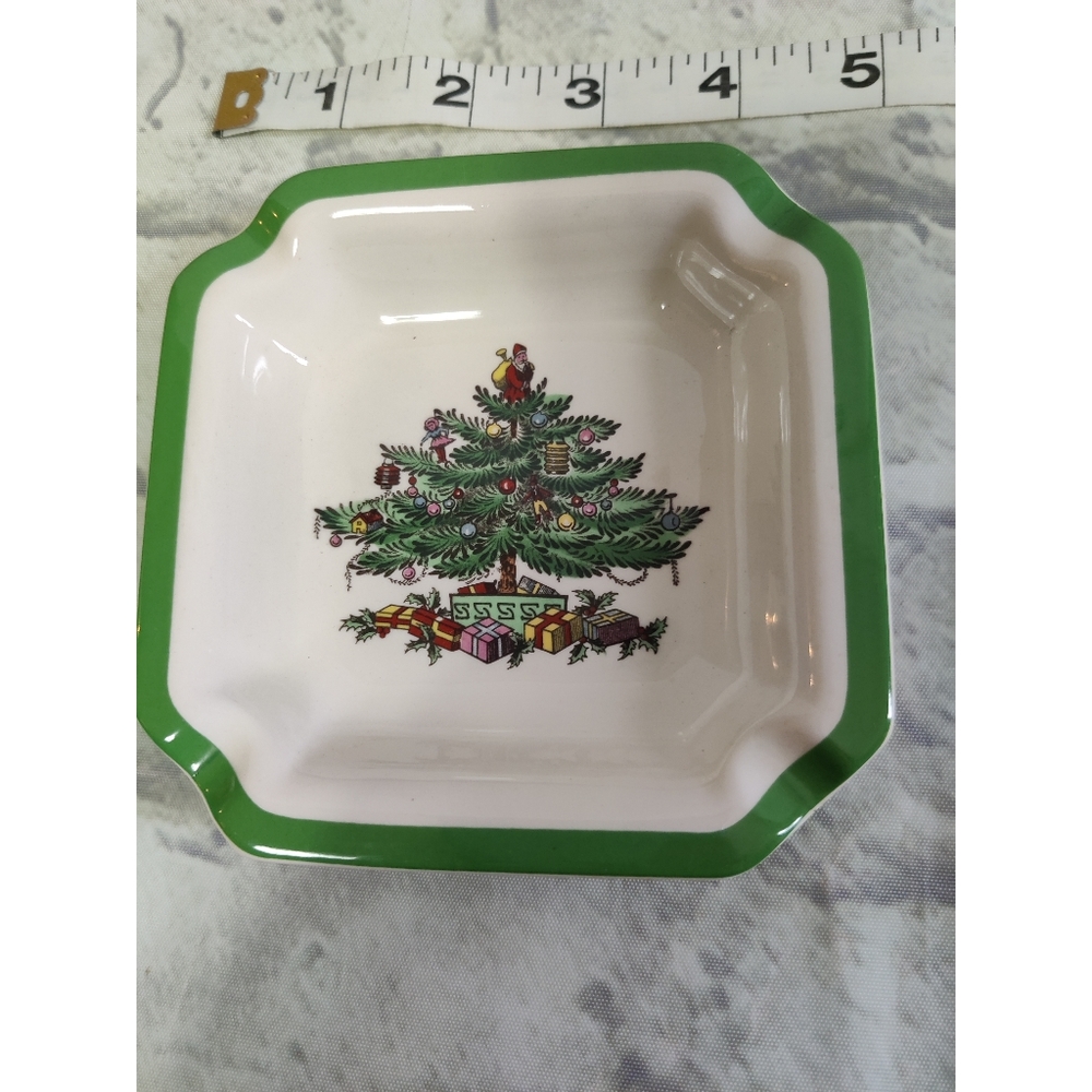 Spode vintage 1980s Christmas tree decorative ashtray  dish - Picture 3 of 9